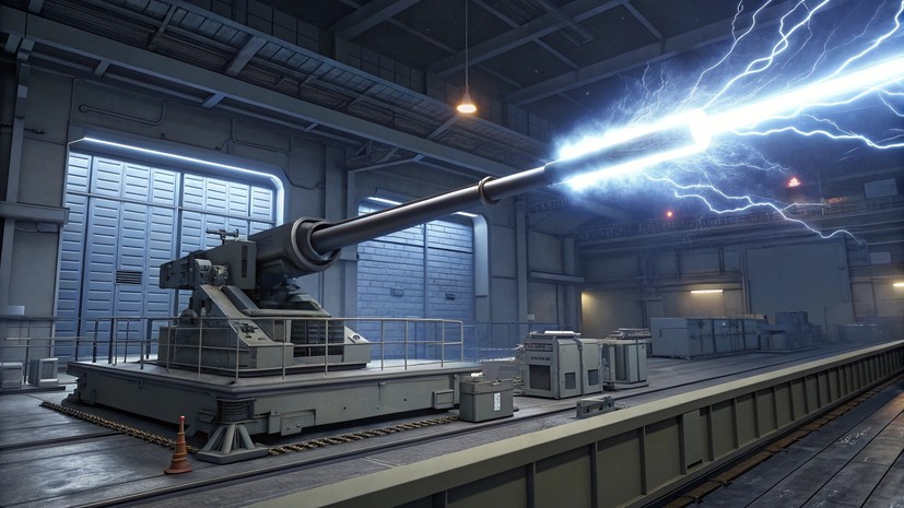 Японские испытания прототипа электромагнитной пушки