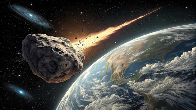 Астероид диаметром 2 м пролетел рядом с Землёй