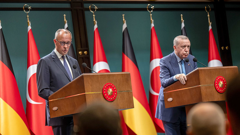 Эрдоган осудил позицию Германии по ситуации в Газе