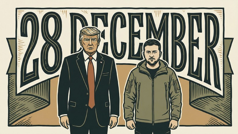 Встреча Трампа и Зеленского пройдёт в Палм-Бич 28 декабря