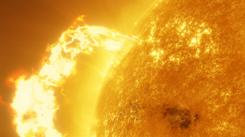 Запись радиационного всплеска уровня S4 на земной орбите