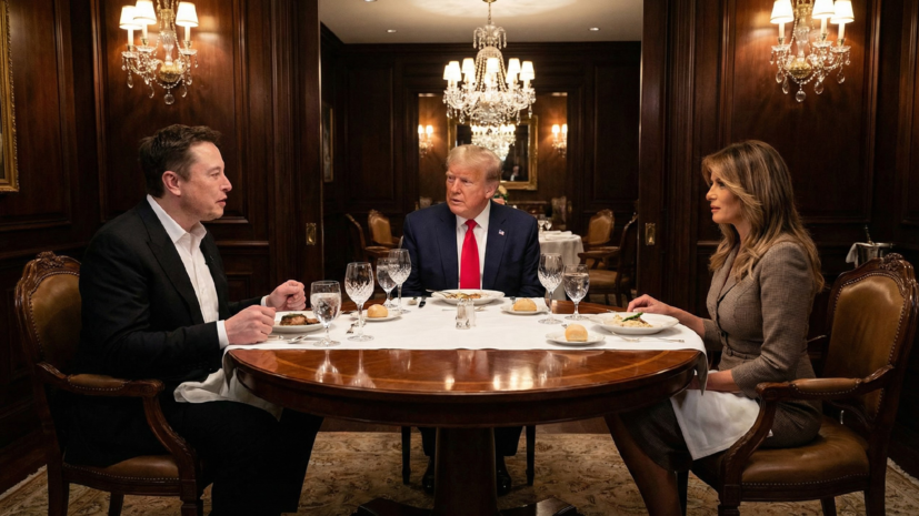 Маск упомянул состоявшийся обед с президентом и первой леди