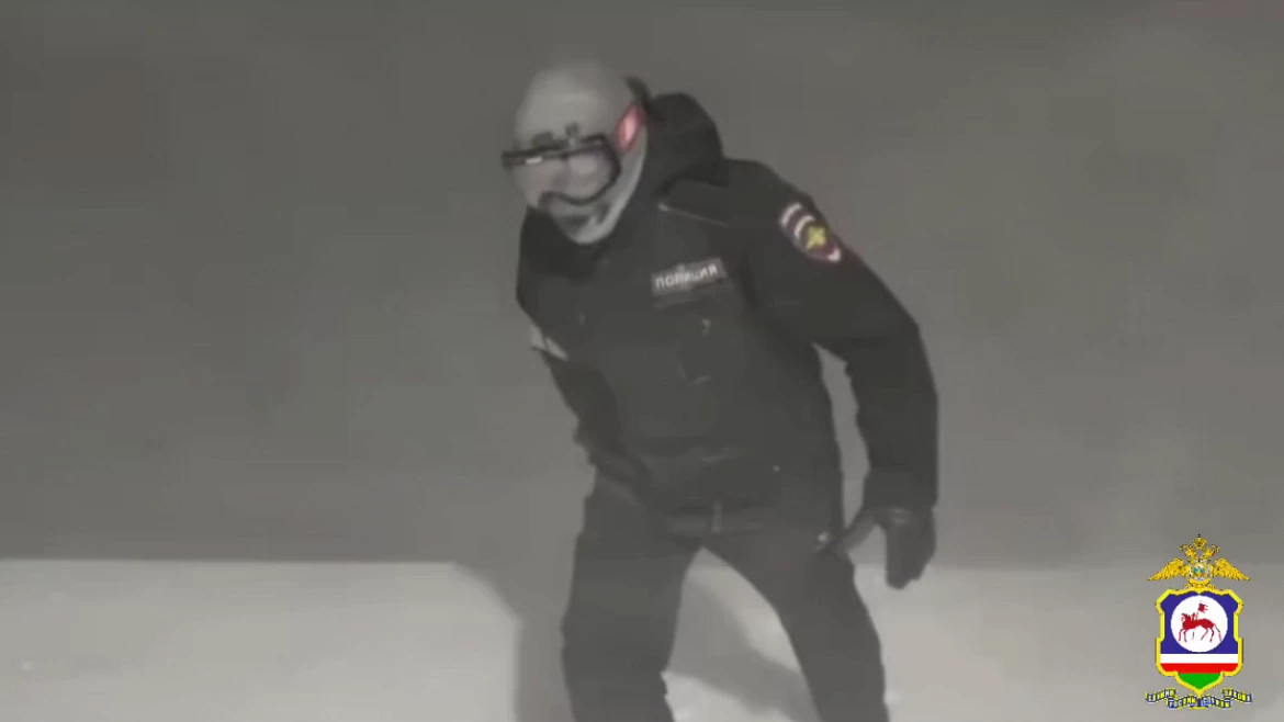 Операция по спасению в условиях пурги