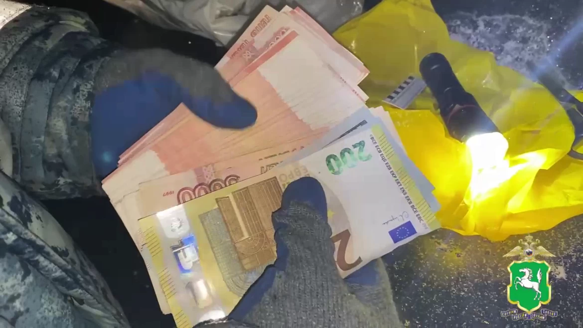 Оперативная съёмка с места задержания