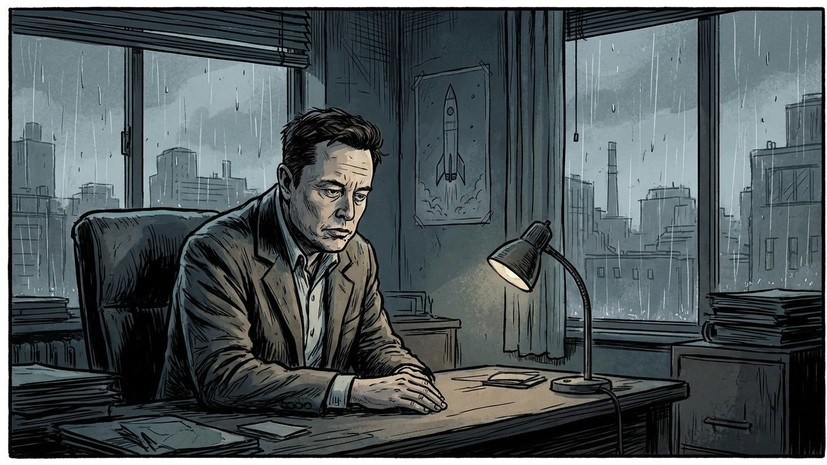 Маск признался, что редко бывает счастлив