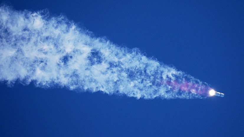 Корабль Starship успешно приводнился в Индийском океане