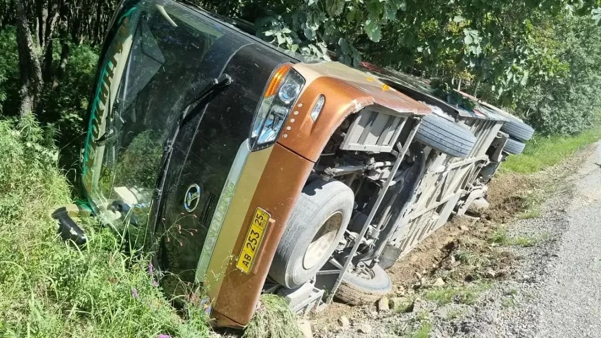 ДТП с автобусом в Приморье
