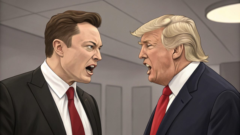 Дивайн: Маск сменил номер телефона из-за разногласий с Трампом