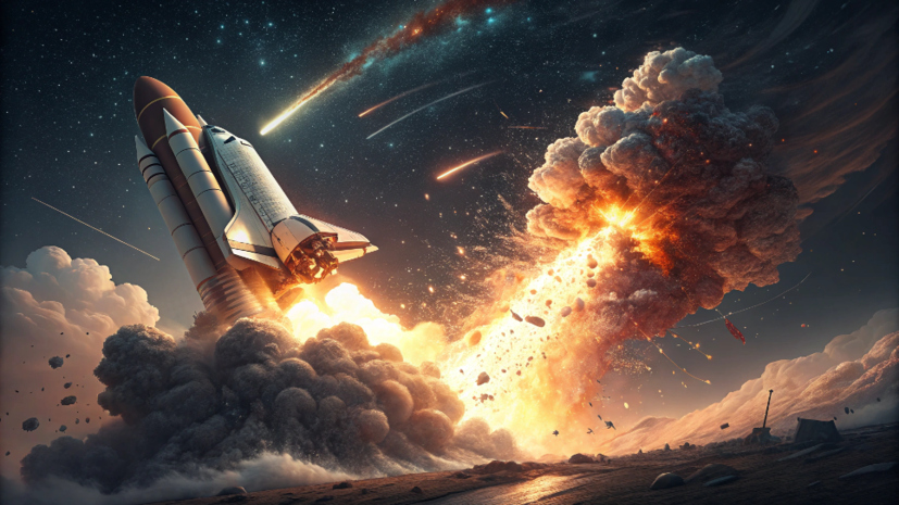 Авария ракеты Starship при подготовке к очередному тестовому полёту