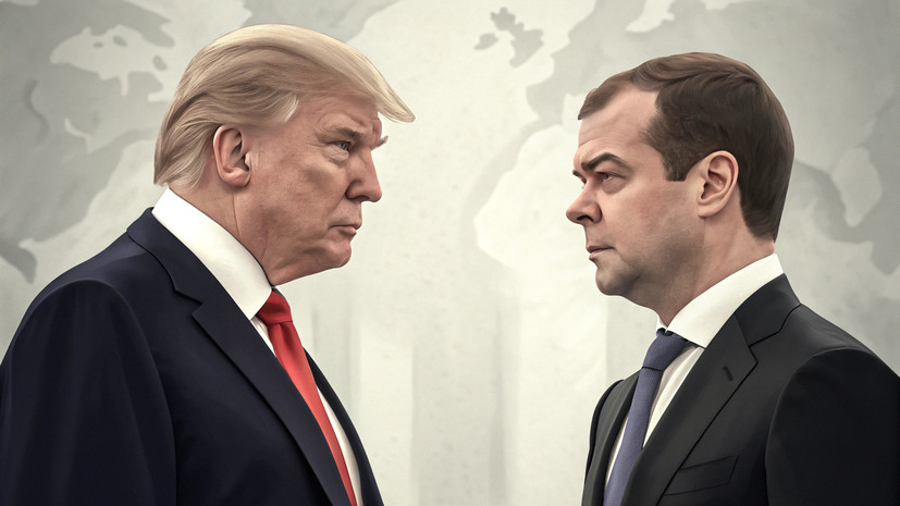 Резкий ответ Трампа на слова Медведева о позиции США по Украине