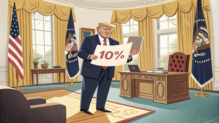 Трамп объявил о 10% тарифах для стран БРИКС