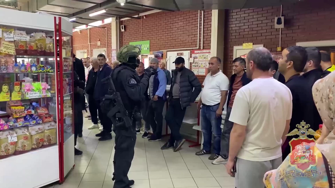 Оперативный рейд в Подмосковье