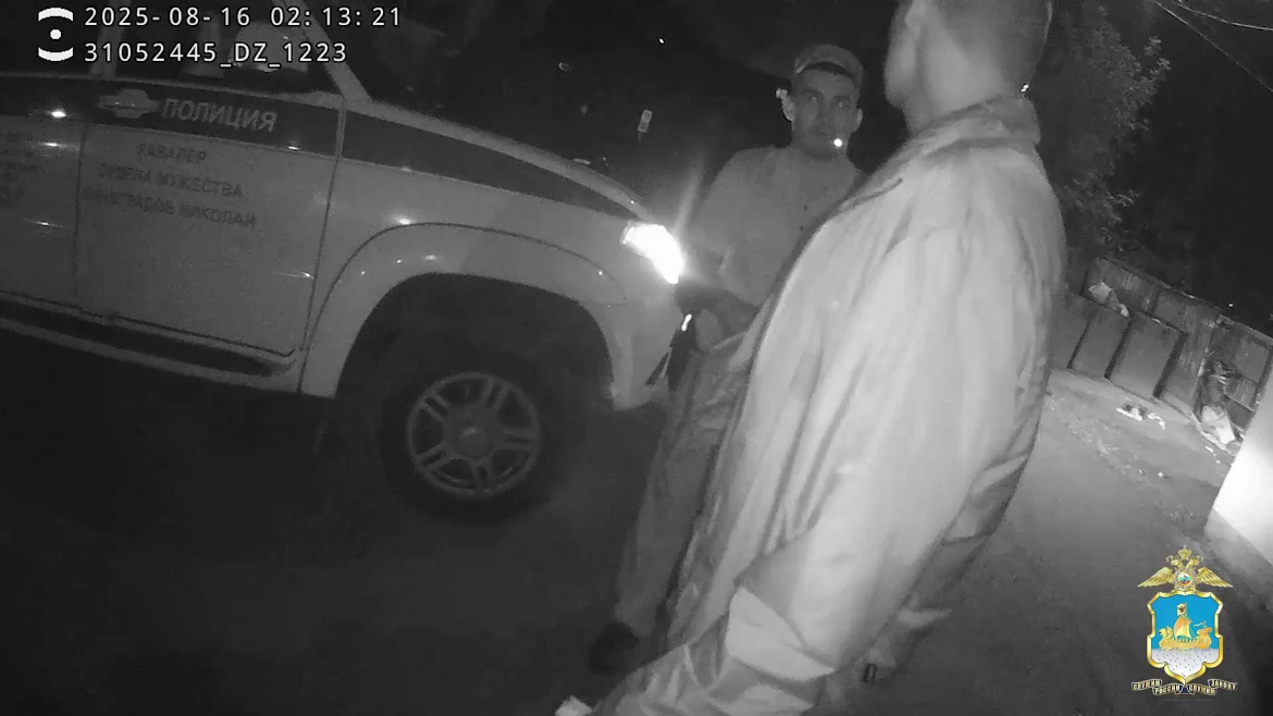 Задержанный полицией поджигатель